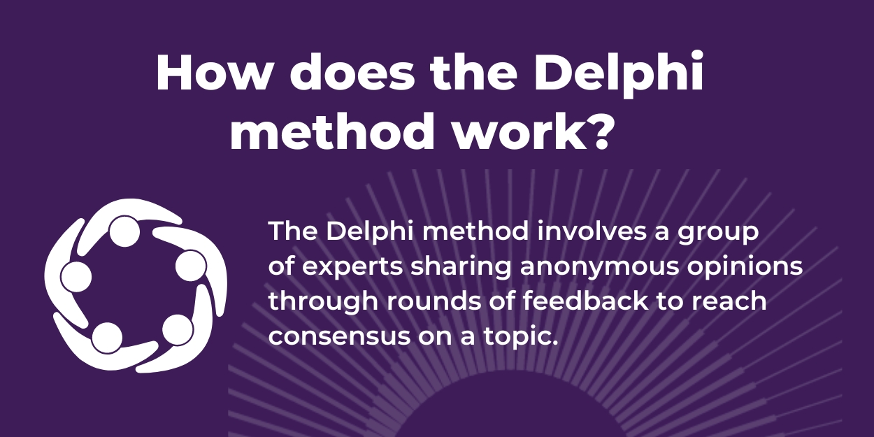 How does the Delphi method work?