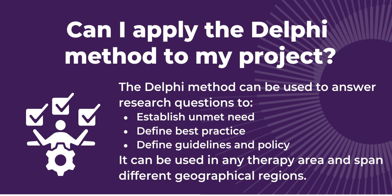 Can I apply the Delphi method to my project?